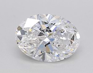 1.29 Carat Oval Cut Lab-Created Diamond