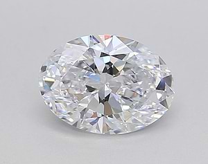 1.00 Carat Oval Cut Lab-Created Diamond