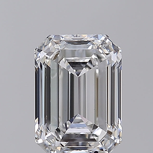 1.77 Carat Emerald Cut Lab-Created Diamond