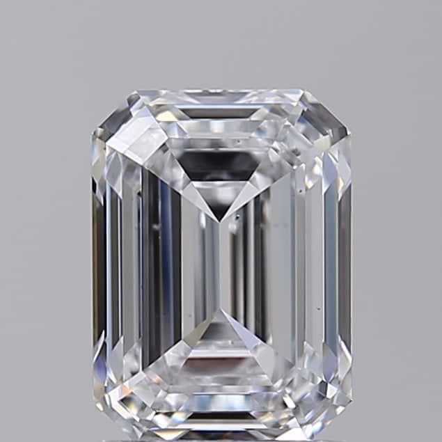 2.03 Carat Emerald Cut Lab-Created Diamond