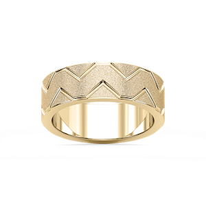 Storm 7.00mm Geometric Grooves Plain Metal Band