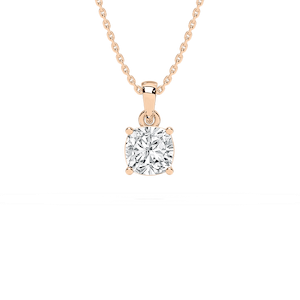 Timeless Cushion Solitaire Pendant