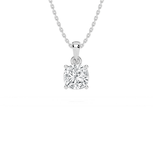 Timeless Cushion Solitaire Pendant