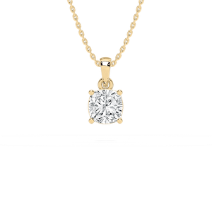 Timeless Cushion Solitaire Pendant
