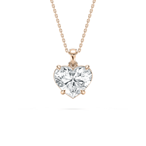 Timeless Heart Solitaire Pendant