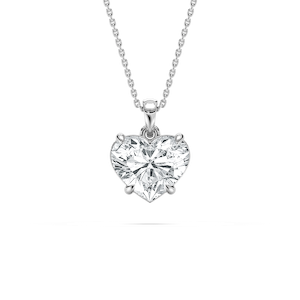 Timeless Heart Solitaire Pendant