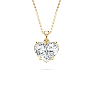 Timeless Heart Solitaire Pendant
