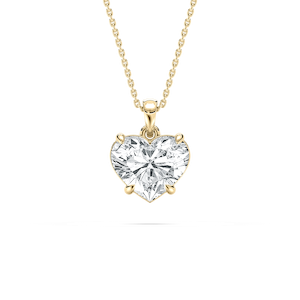 Timeless Heart Solitaire Pendant