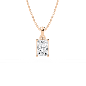 Timeless Radiant Solitaire Pendant