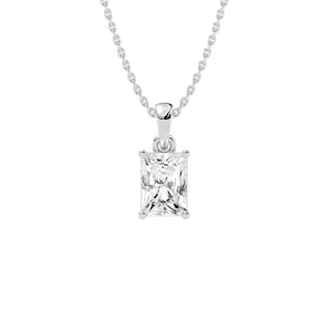 Timeless Radiant Solitaire Pendant
