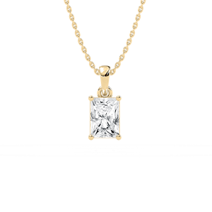 Timeless Radiant Solitaire Pendant