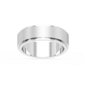 Tyler 6.00mm Step Edge Plain Metal Band