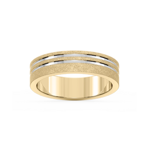 Vale 6.00mm Double Grooves Plain Metal Band