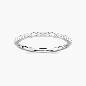 Emma 1/5 ctw Round Lab Grown Diamond Prong Set Wedding Band