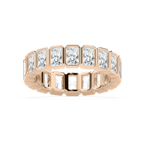 Vertical Radiant Eternity Ring