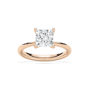 Xoe 2 ctw Princess Lab Grown Diamond Tapered Solitaire Engagement Ring
