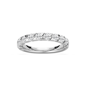 Yasmin 1 ctw Round Lab Grown Diamond 10 Stone Anniversary Band