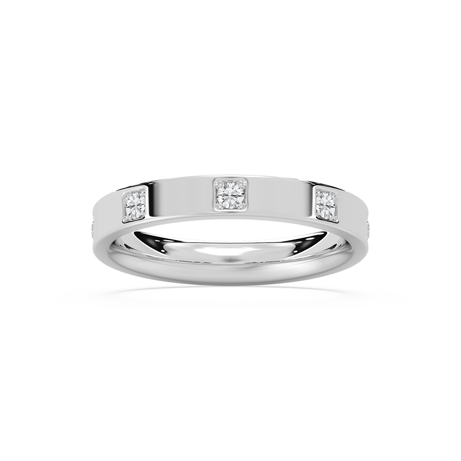 Zara Wedding Band in Rose Gold