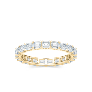 Emerald East-West Eternity Band