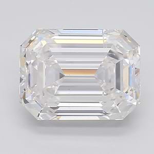 0.95 Carat Emerald Cut Lab Created Diamond