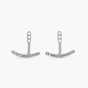 Curved Bar Earring Jackets (RTS)