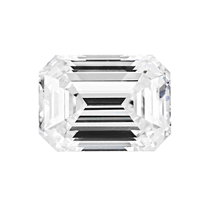 MD Fixed Emerald Cut Earrings 0.5ct x 2 (6x4mm) - Diamond Hybrid
