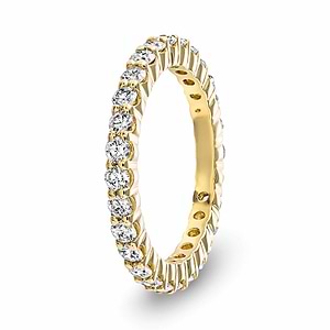 Eternity Lab Grown Diamond Band (RTS) - 1ctw & 14K Yellow Gold