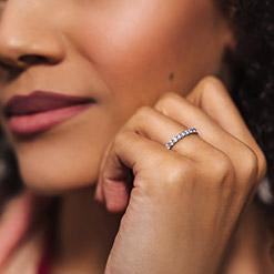 Eternity Band with 2ctw in 14K White Gold