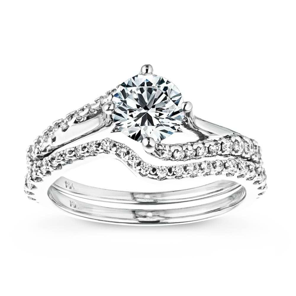 This is the matching band for the Flame Engagement Ring 