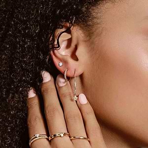 French Wire Star Earrings (RTS)