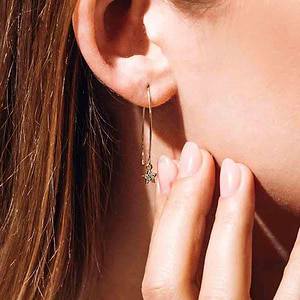 French Wire Star Earrings (RTS)