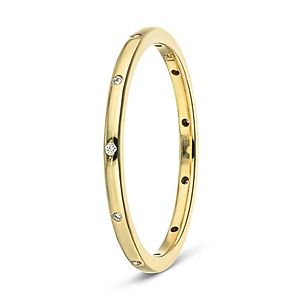 Gypsy Eternity Set Lab Grown Diamond Ring (RTS) - 10K Yellow Gold
