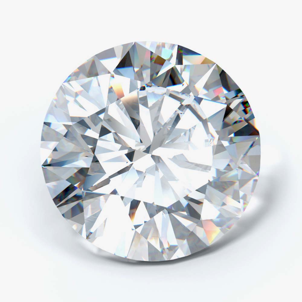 0.30 Carat Round Cut Lab Created Diamond