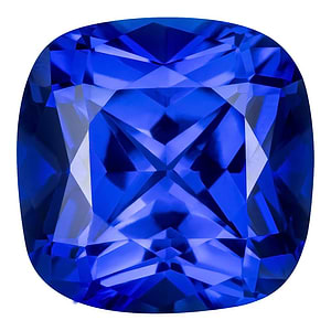 MD Fixed Cushion Cut Pendant 3.5ct (8mm) - Blue Sapphire