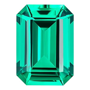 MD Fixed Emerald Cut Earrings 0.85ct x 2 (7x5mm) - Emerald
