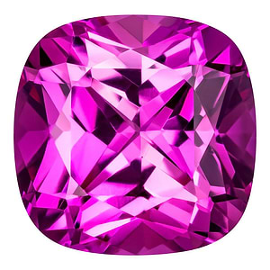 MD Fixed Cushion Cut Pendant 0.86ct (5mm) - Pink Sapphire