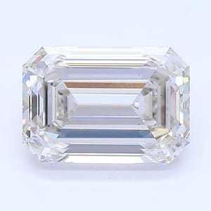 0.77 Carat Emerald Cut Lab Created Diamond