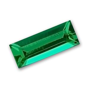 0.26 Carat Baguette Cut Lab-Created Emerald