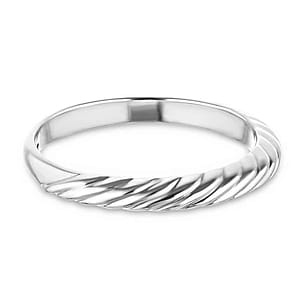  Lille Stackable Band recycled 14K white gold