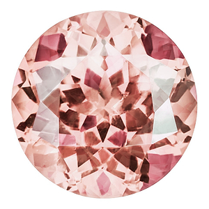 MD Fixed Round Cut Pendant 3.0ct (8mm) - Champagne Sapphire