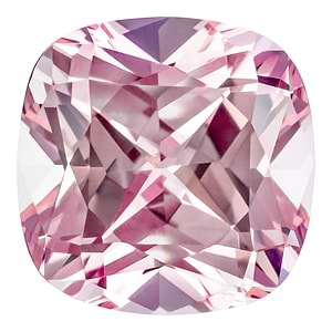 MD Fixed Cushion Cut Pendant 2.4ct (7mm) - Pink Champagne Sapphire