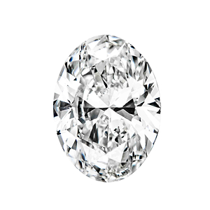 MD Fixed Oval Cut Earrings 0.75ct x 2 (6.5x4.5mm) - Diamond Hybrid