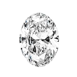 MD Fixed Oval Cut Earrings 0.5ct x 2 (6x4mm) - Diamond Hybrid