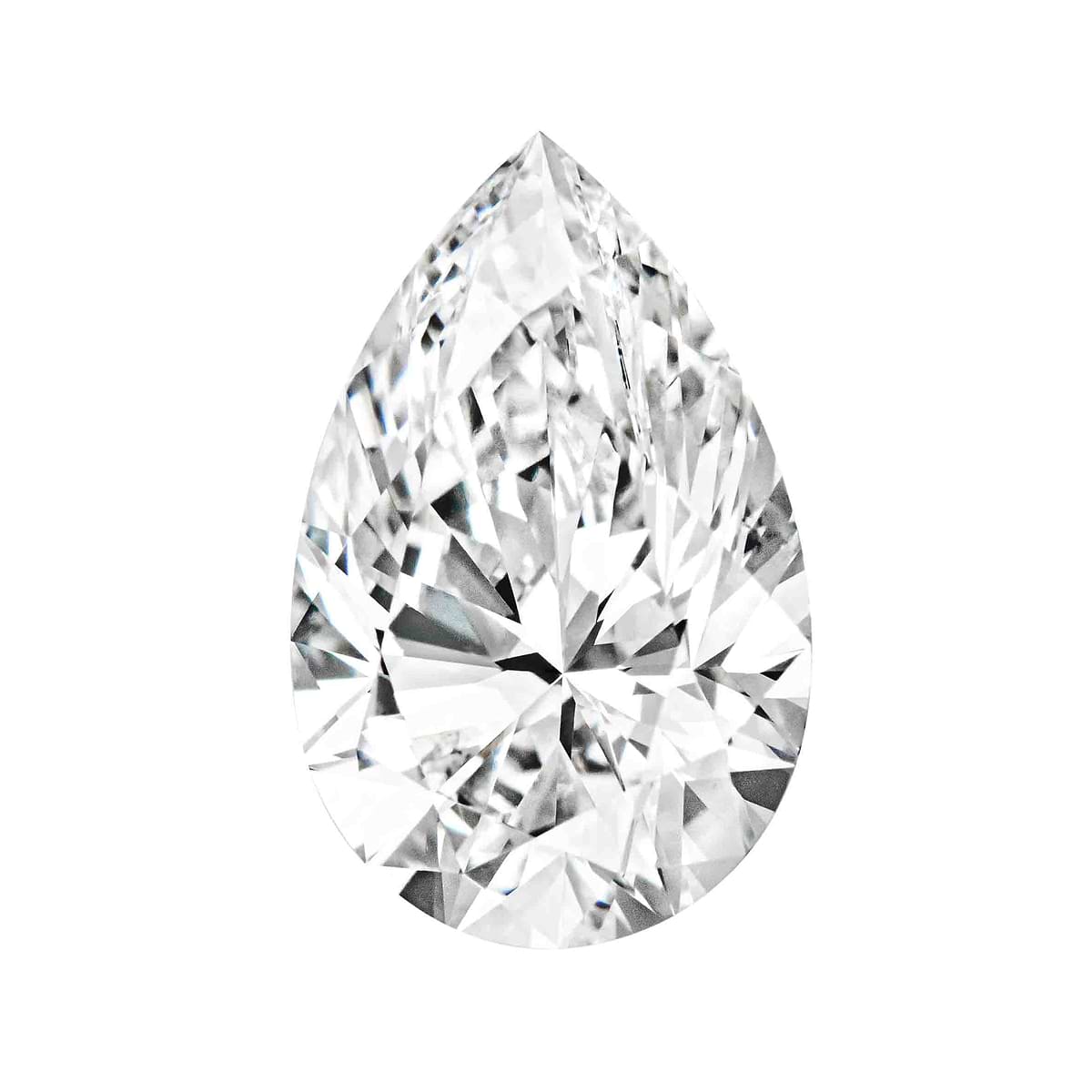1.00 Carat Pear Cut Diamond Hybrid
