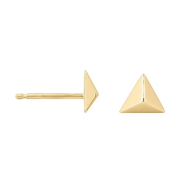 Pyramid Stud Earrings - MiaDonna
