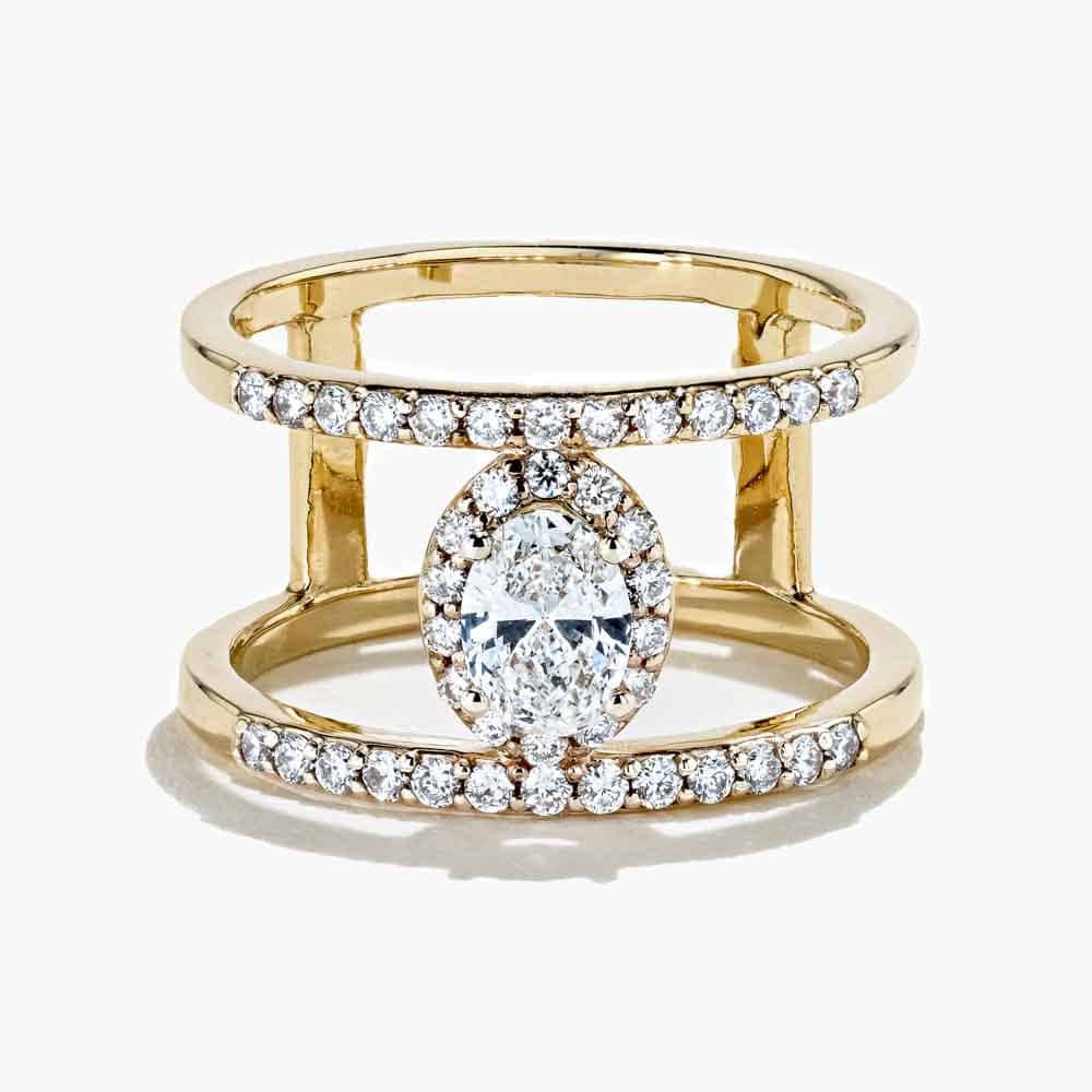 Scarlet Cage Ring with 0.30ct in 14K White Gold