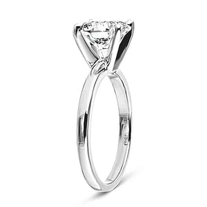 Moissanite - Traditional Solitaire Engagement Ring