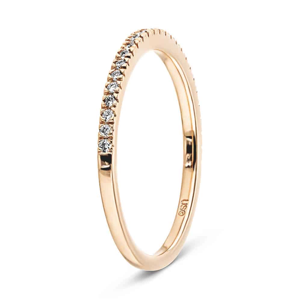 The Venetian Engagement wedding band in 14k Rose Gold 