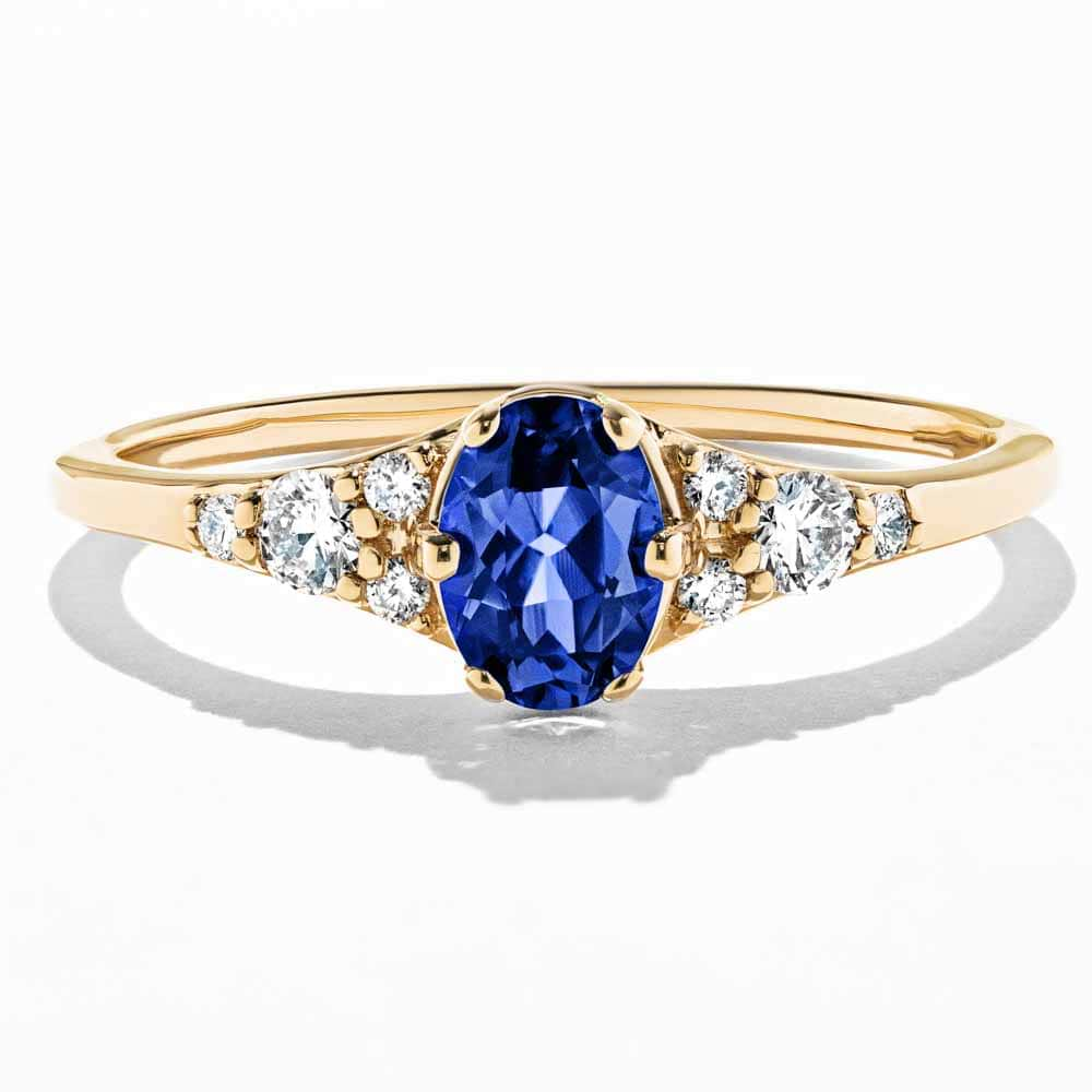 Blue Sapphire Amira Gemstone Ring