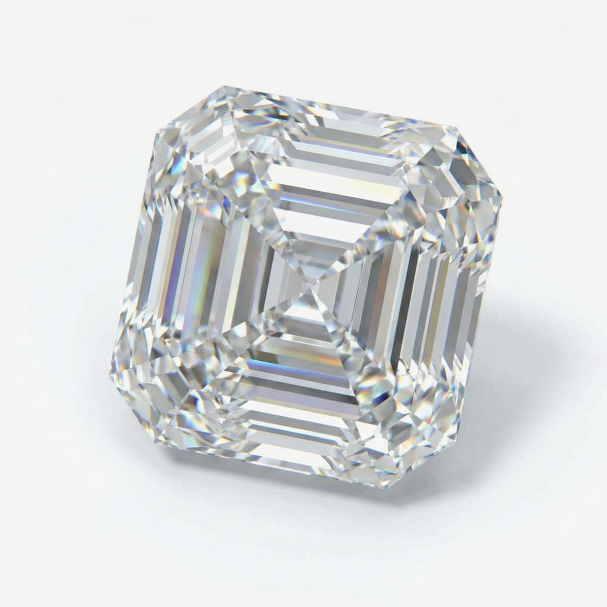 MD Fixed Asscher Cut Center Stone 2.0ct - Lab Grown Diamond - D-VVS2